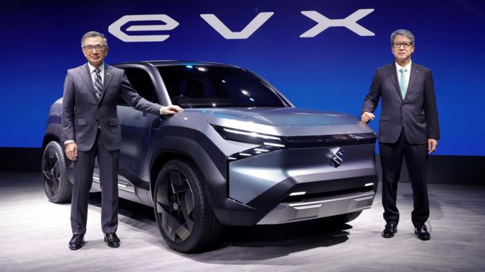 To επερχόμενο ηλεκτρικό SUV της Nissan, με κωδική ονομασία EVX, στο οποίο θα βασιστεί το ηλεκτρικό μίνι βαν YMC. 